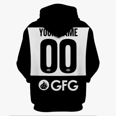 AFL Port Adelaide Custom Name Number 2020 Home Guernsey Pullover Hoodie
