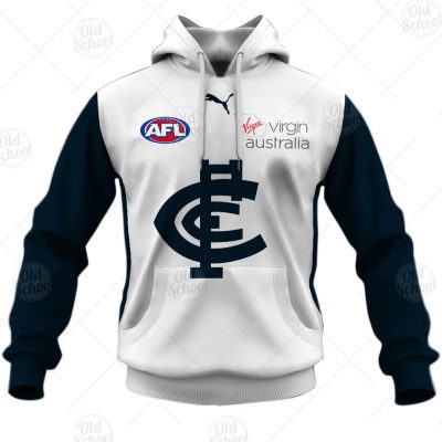 AFL Carlton Blues Custom Name Number 2021 Clash Guernsey Pullover Hoodie