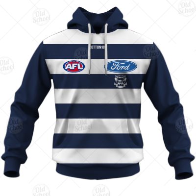 AFL Geelong Cats Custom Name Number 2021 Clash Guernsey Pullover Hoodie