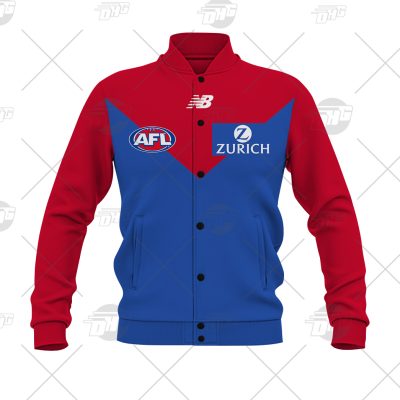 AFL Melbourne Demons Custom Name Number 2021 Clash Guernsey Baseball Jacket