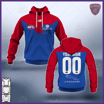 AFL Melbourne Demons Custom Name Number 2021 Clash Guernsey Pullover Hoodie