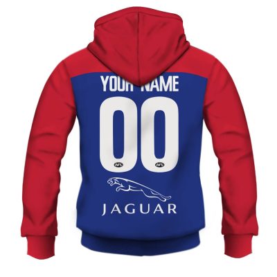 AFL Melbourne Demons Custom Name Number The Simpsons Guernsey Pullover Hoodie