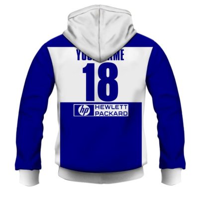 AFL North Melbourne Kangaroos Custom Name Number 90s Vintage Retro Guernsey Pullover Hoodie