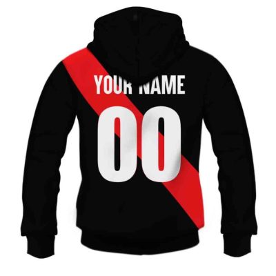 AFL Essendon Bombers Custom Name Number 90s Vintage Retro Guernsey Pullover Hoodie