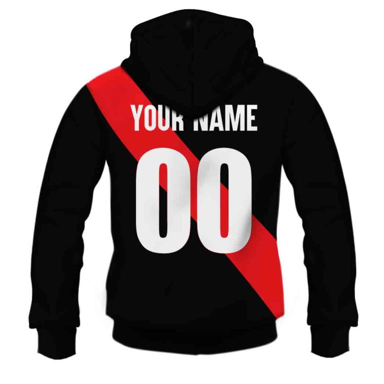 AFL Essendon Bombers Custom Name Number 90s Vintage Retro Guernsey Pullover Hoodie