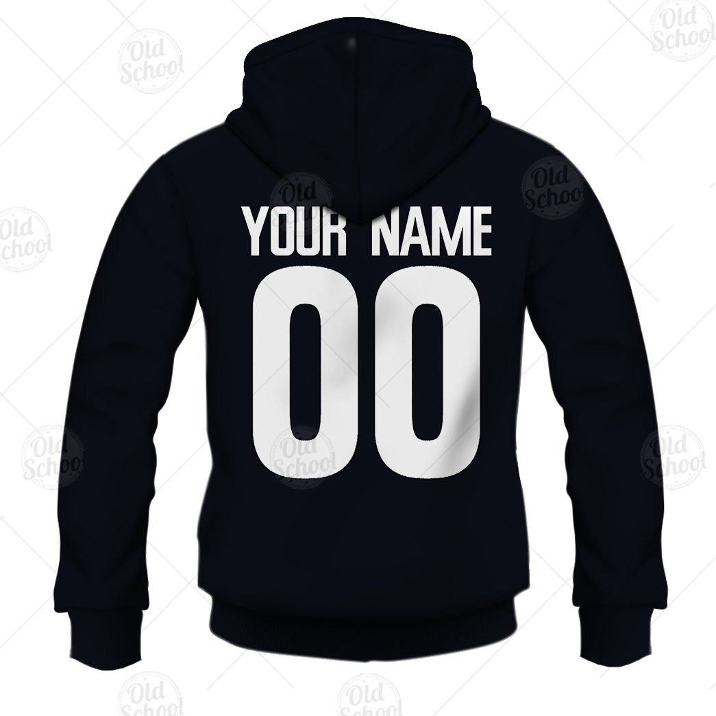 AFL Carlton Blues Custom Name Number Vintage Heritage 1995 Guernsey Pullover Hoodie