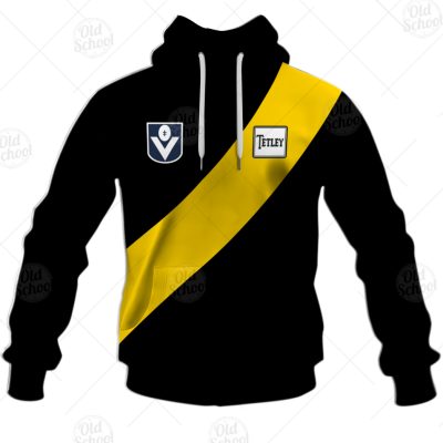 AFL Richmond Tigers Custom Name Number Vintage 1980 Guernsey Pullover Hoodie