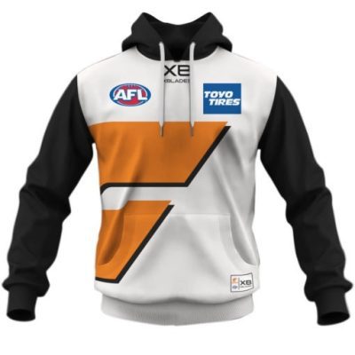 AFL Greater Western Sydney Giants Custom Name Number 2020 Clash Guernsey Pullover Hoodie