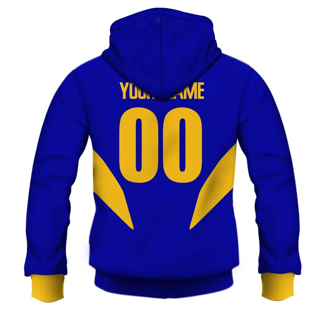 AFL West Coast Eagles Custom Name Number Vintage Retro Guernsey Pullover Hoodie