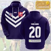 Personalised Afl Fremantle Dockers 2021 Home Pullover Hoodie Front Back.jpg - demo10