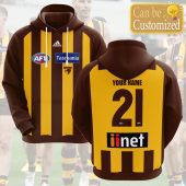 Personalised Afl Hawthorn Hawks 2021 Home Pullover Hoodie Front Back 1.jpg - demo10