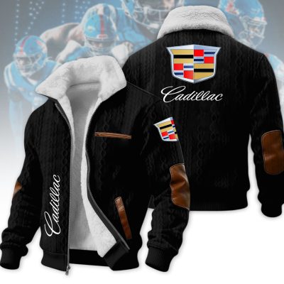 Nissan Men's Wool Lined Fleece Zipper Jacket – Winter Warm Car Outfit