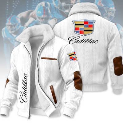 Nissan Men's Wool Lined Fleece Zipper Jacket – Winter Warm Car Outfit