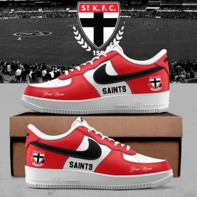 St Kilda Saints AFL Custom Name Air Force Shoes for fans