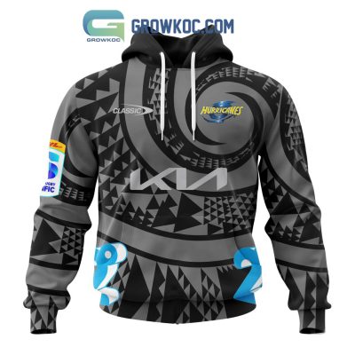 Wellington Huricanes Personalized 2024 Away Super Rugby Fan Hoodie Shirts