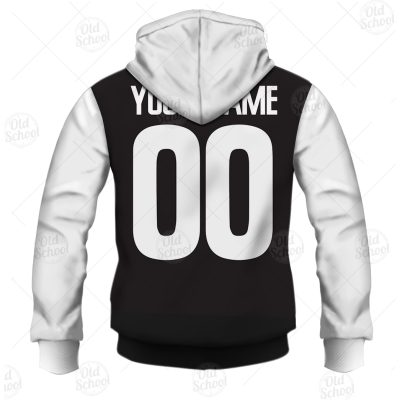 AFL Collingwood Magpies Custom Name Number VFL 1970s Vintage Guernsey Pullover Hoodie