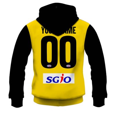 AFL West Coast Eagles Custom Name Number 2007 Heritage Vintage Guernsey Pullover Hoodie