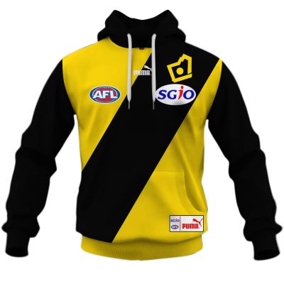 AFL West Coast Eagles Custom Name Number 2007 Heritage Vintage Guernsey Pullover Hoodie