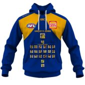 Afl West Coast Eagles Custom Name Number The Simpsons Guernsey Pullover Hoodie Front.jpg - demo10