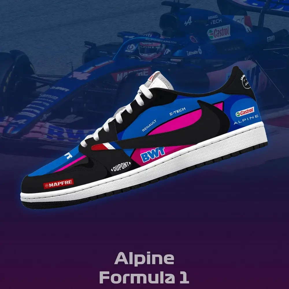 Alpine F.1 V.2 Air Jordan 1 Low - CarRacing shoes Alpine F.1 V.2 Air Jordan 1 Low - CarRacing shoes
