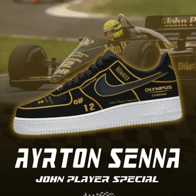 Ayrton Senna John Player Special V.1 Low Top Shoes - CarRacing shoes
