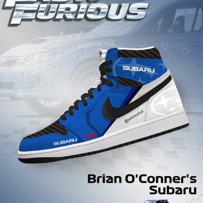 Brian O'Conner's Impreza WRX STI V.2 Fast and Furious High Top Shoes - CarRacing shoes