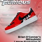 Brian O'Conner's Lancer Evolution IX Fast and Furious AF1 Shoes - CarRacing shoes