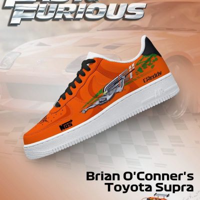Brian O'Conner's Supra Fast and Furious AF1 Shoes - CarRacing shoes