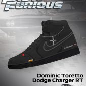 Dominic Toretto Charger RT V.1 Fast and Furious High Top Shoes - CarRacing shoes
