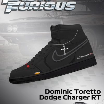 Dominic Toretto Charger RT V.1 Fast and Furious High Top Shoes - CarRacing shoes