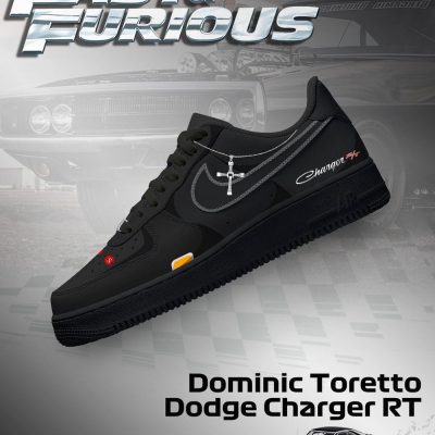 Dominic Toretto Charger RT Fast and Furious AF1 Shoes - CarRacing shoes