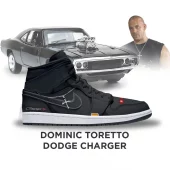 Dominic Toretto Dodge Charger Exclusive Fast and Furious Hightop Shoes - CarRacing shoes