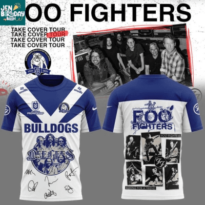 Canterbury-Bankstown Bulldogs NRL Mix Foo Fighters 2026 Australia Stadium Tour Jersey