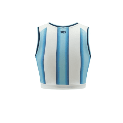 Argentina Women  Crop Top Soccer Tank Jersey