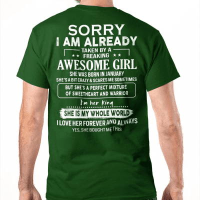 Tshirt for Husband But in my Eyes She is the Definition of Beauty & Perfection