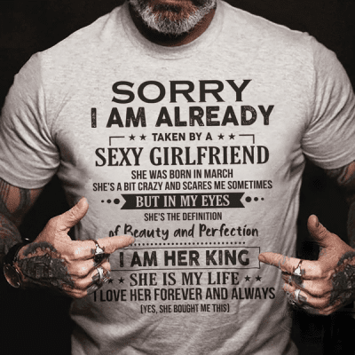 Tshirt for Husband But in my Eyes She is the Definition of Beauty & Perfection