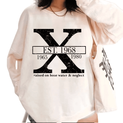 Gift for her, Gift for mom, Gen X TShirt, Generation X T-Shirt, Gen X Sweatshirt, Generation X Shirt, Aesthetic 80s 70s Woman Tee, Retro X Generation Tshirt