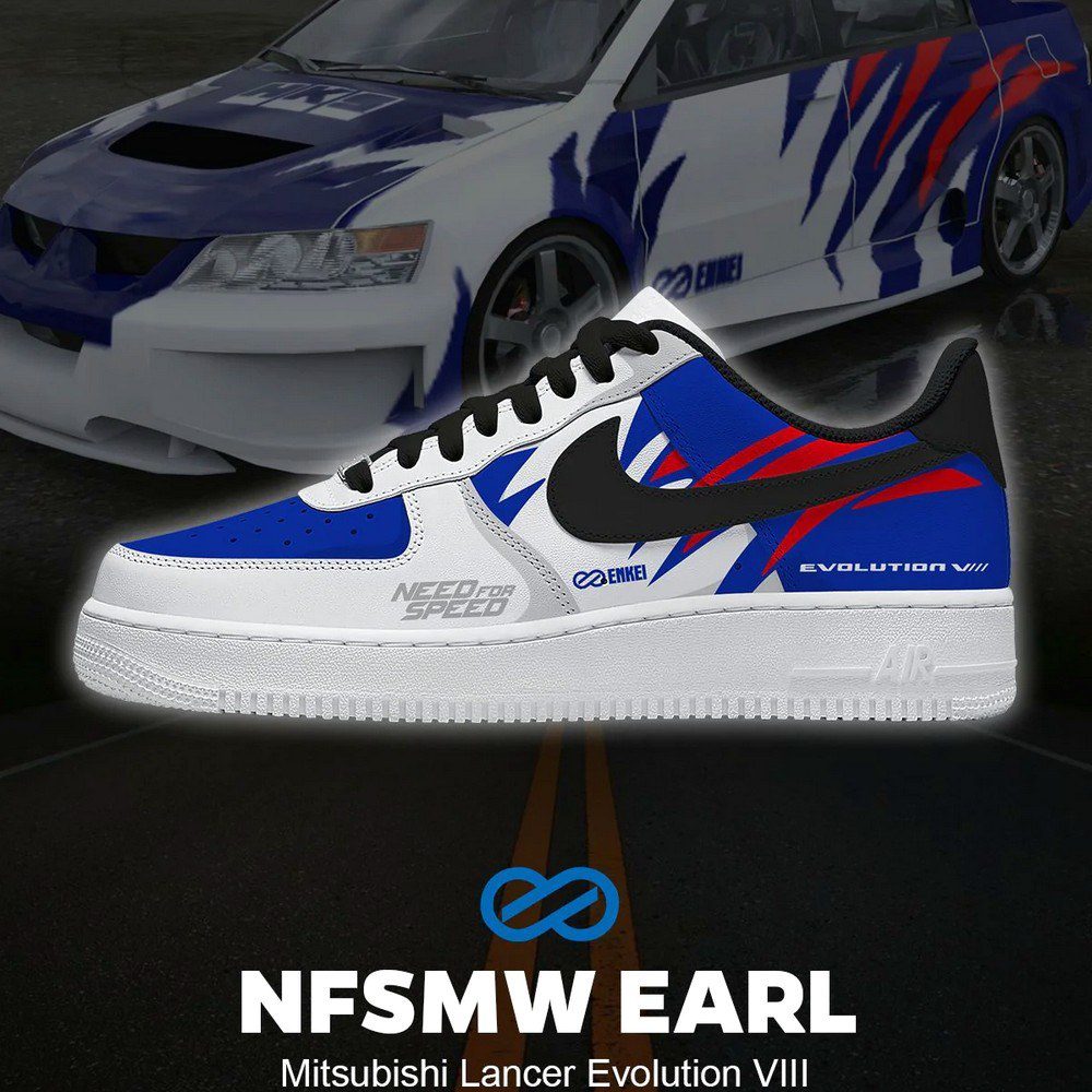 Earl Lancer Evolution VIII AF1 Shoes - CarRacing shoes Earl Lancer Evolution VIII AF1 Shoes - CarRacing shoes