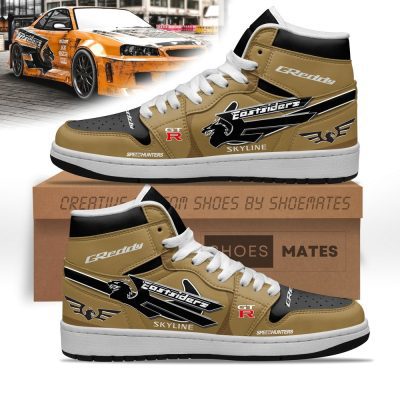 Eddie R34 AJ1 High Top Shoes - CarRacing shoes