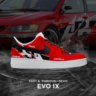 Evo IX Sean Fast and Furious Low Top Shoes - CarRacing shoes