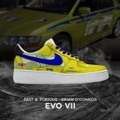Evo VII Brian O'Connor Fast and Furious Low Top Shoes - CarRacing shoes