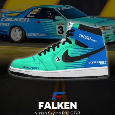 Falken Skyline R32 GT-R High Top Shoes - CarRacing shoes