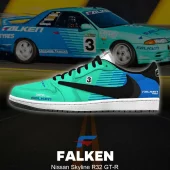 Falken Skyline R32 GT-R Low Top Shoes - CarRacing shoes