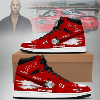 Fast and Furious Air Jordan 1 High Top Shoes SMFAFA3 - CarRacing shoes