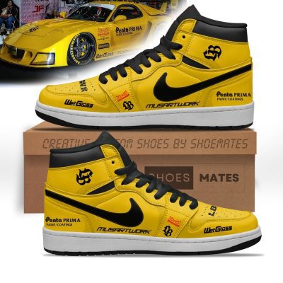 FD RX7 Liberty Walk AJ1 High Top Shoes - CarRacing shoes