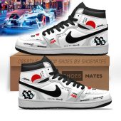 Formula E Liberty Walk AJ1 High Top Shoes - CarRacing shoes