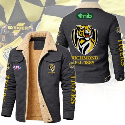 Richmond Football Club AFL Cargo Fleece Jacket v1