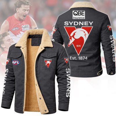Sydney Swans AFL Cargo Fleece Jacket v1