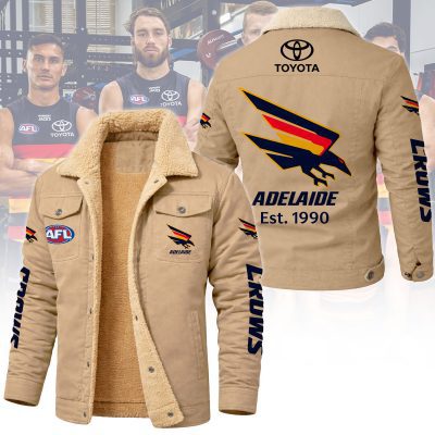 Adelaide Football Club AFL Cargo Fleece Jacket v1