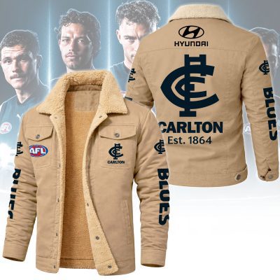 Carlton Football Club AFL Cargo Fleece Jacket v1